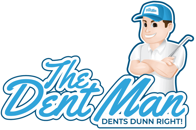 The Dent Man — mobile paintless dent repair logo